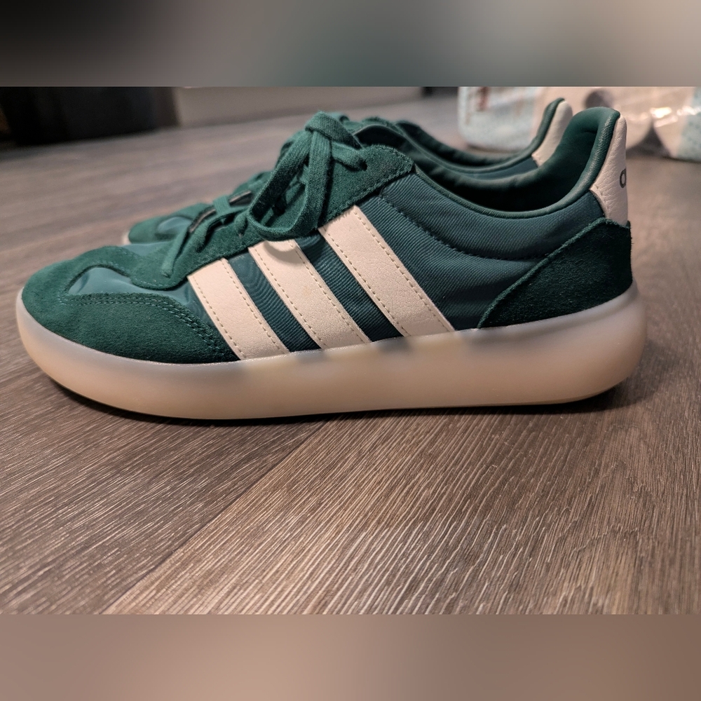 Adidas Men's Size 10 Forest Green Sneakers - Picture 3 of 7